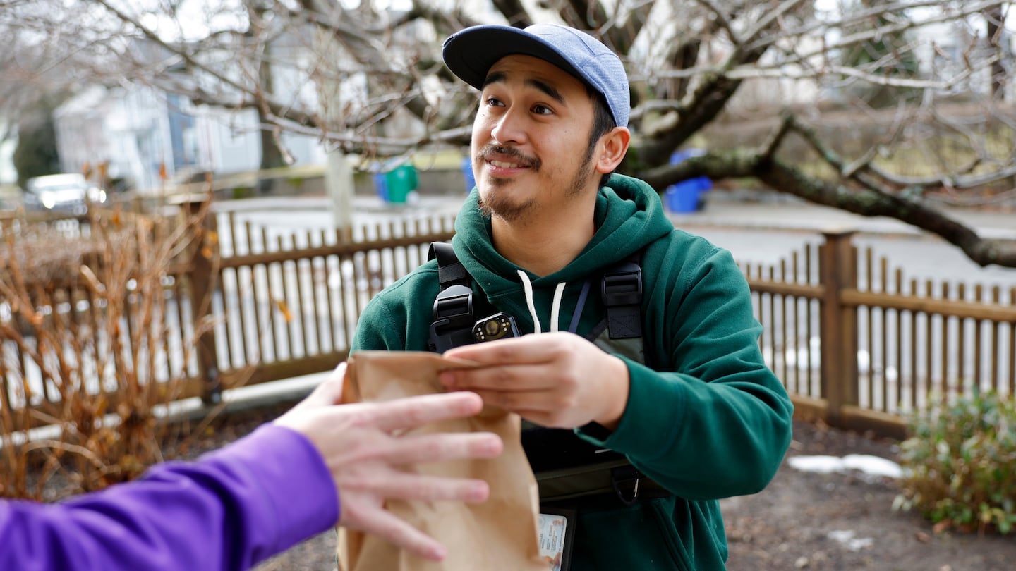 Denzel Gonzales of Rolling Releaf delivered a cannabis order in Newton in January. The Cannabis Control Commission voted on Wednesday to approve several long-awaited regulatory changes impacting cannabis delivery operations.