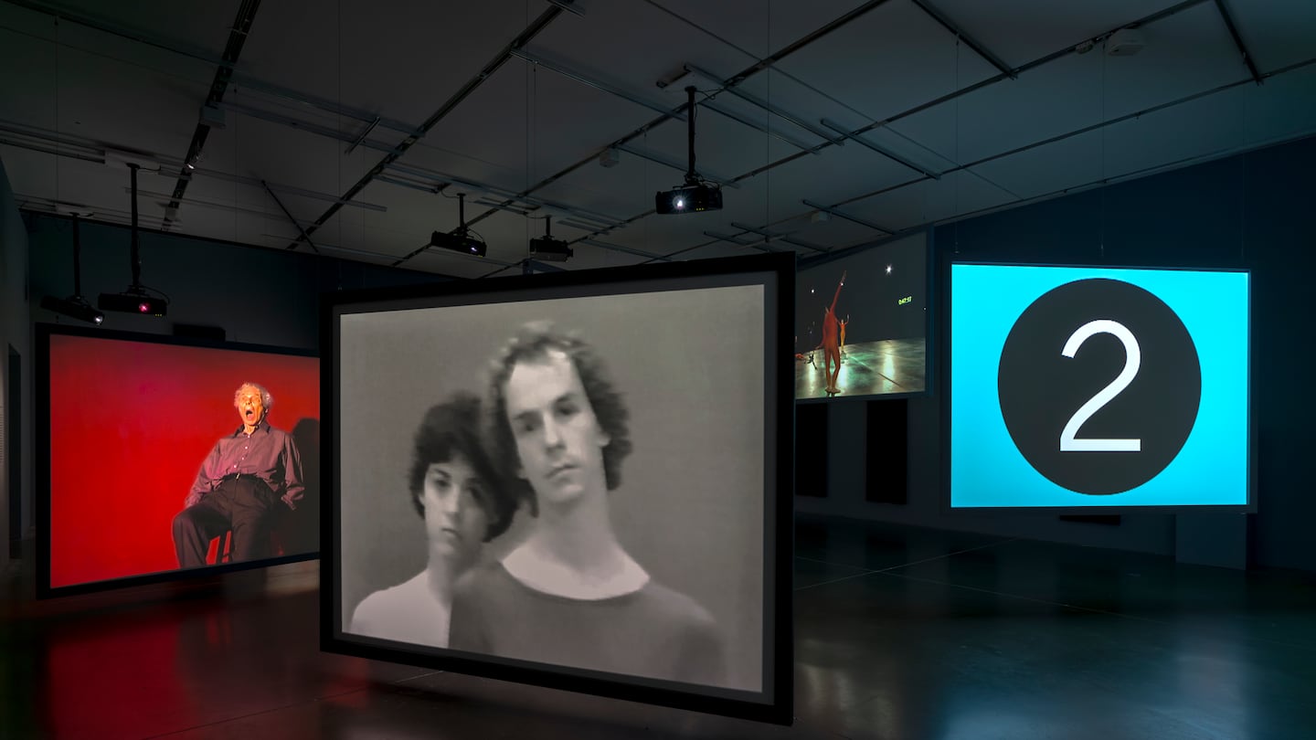 Charles Atlas, "MC9," 2012. Installation view,  "Charles Atlas: About Time, " at the Institute of Contemporary Art/Boston.