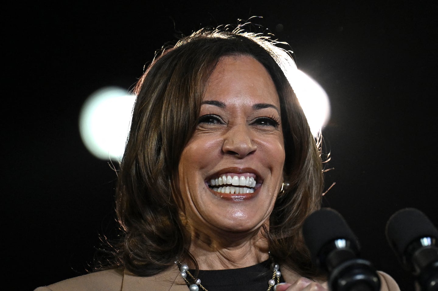 The Democratic presidential candidate at a campaign rally in Clarkston, Ga., on Oct. 24.