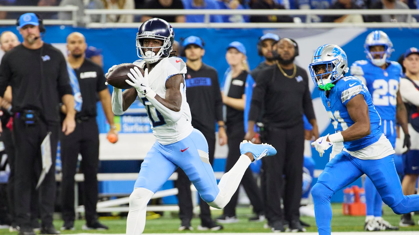 Calvin Ridley, who received interest from the Patriots in the offseason, had his best game a Titan last week with 10 catches on 15 targets for 143 yards.