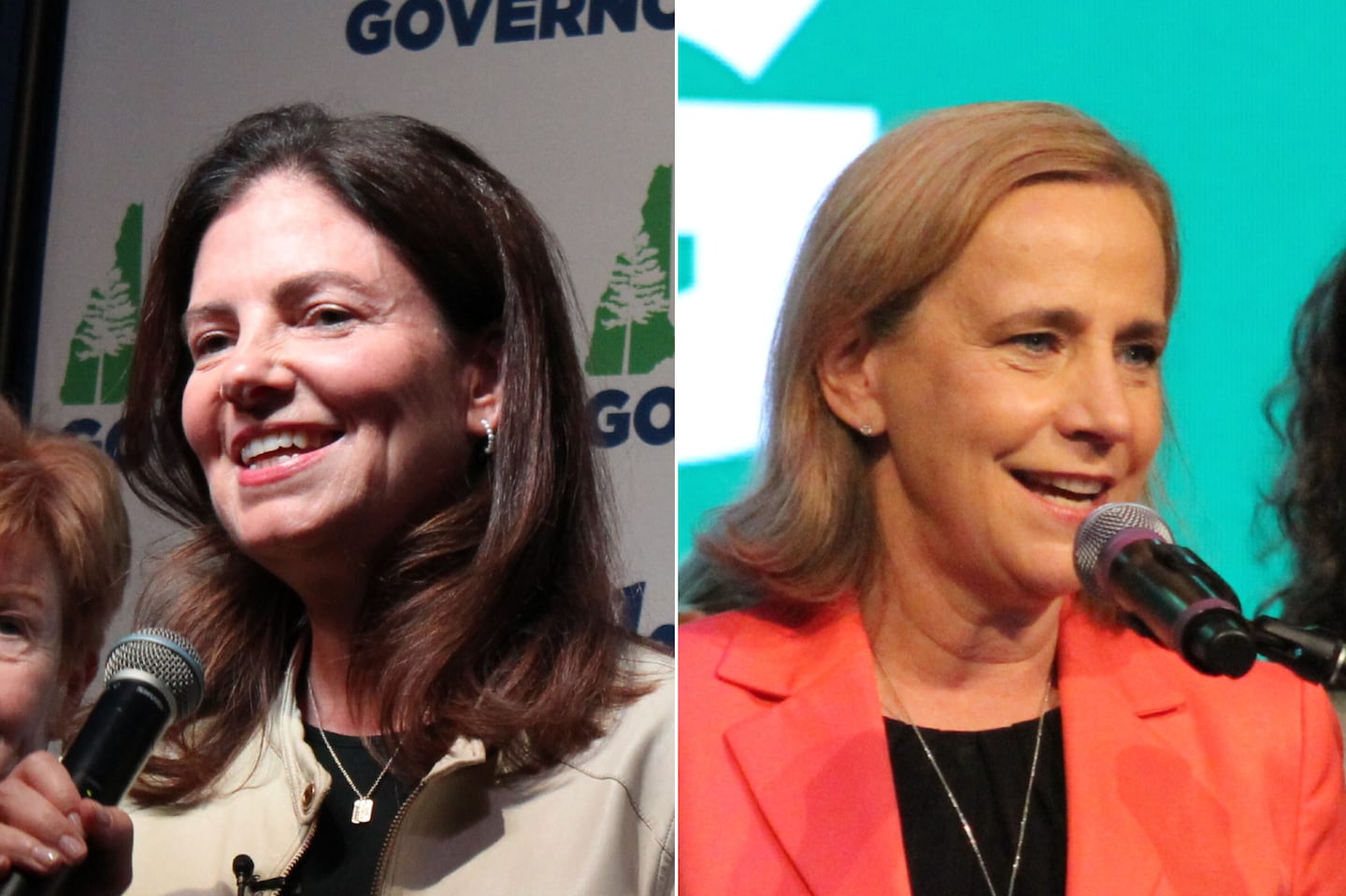 Kelly Ayotte, left, and Joyce Craig are facing off in the general election for New Hampshire governor after they won their Republican and Democratic primaries, respectively, on Tuesday, Sept. 10, 2024.