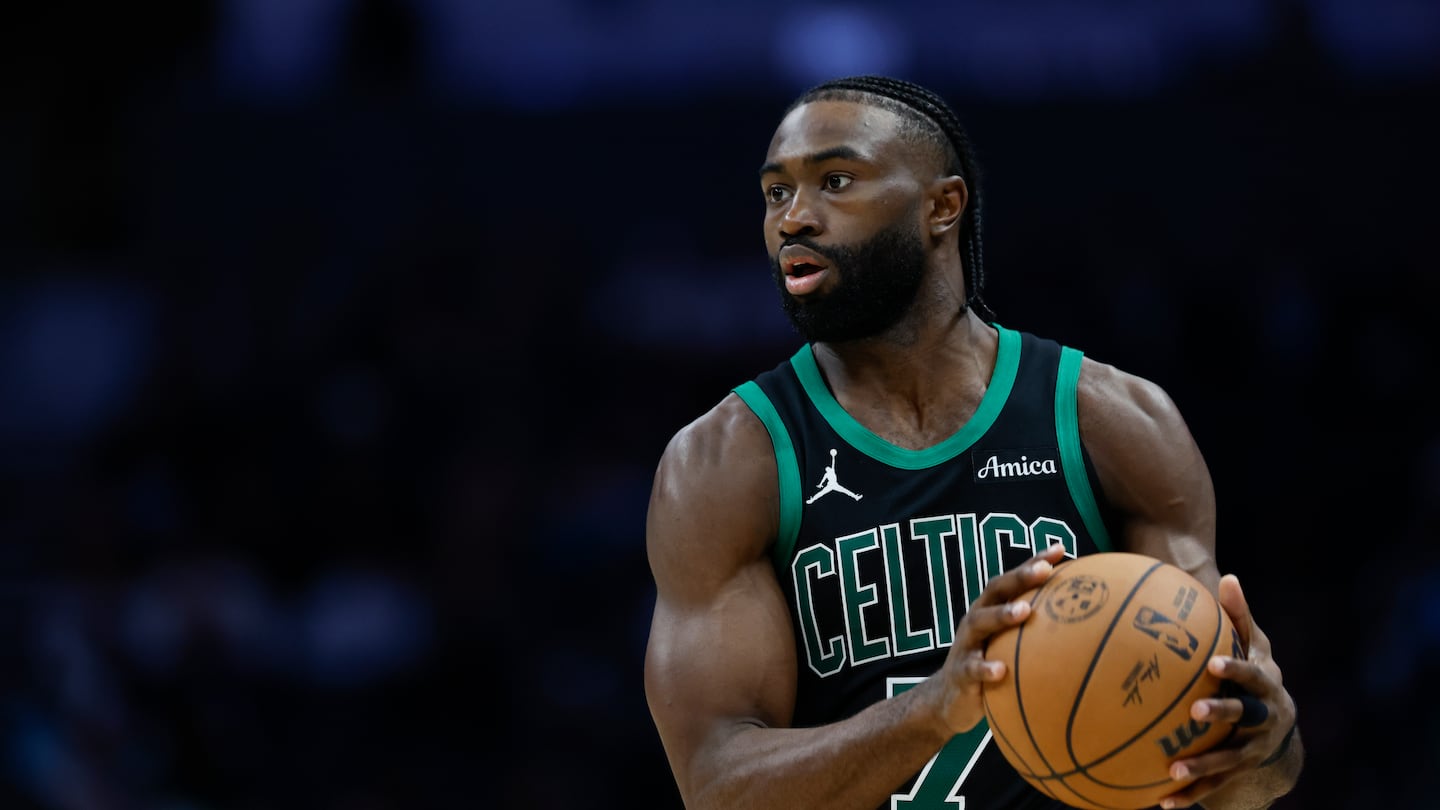 Saturday's absence was Jaylen Brown's first of the season.