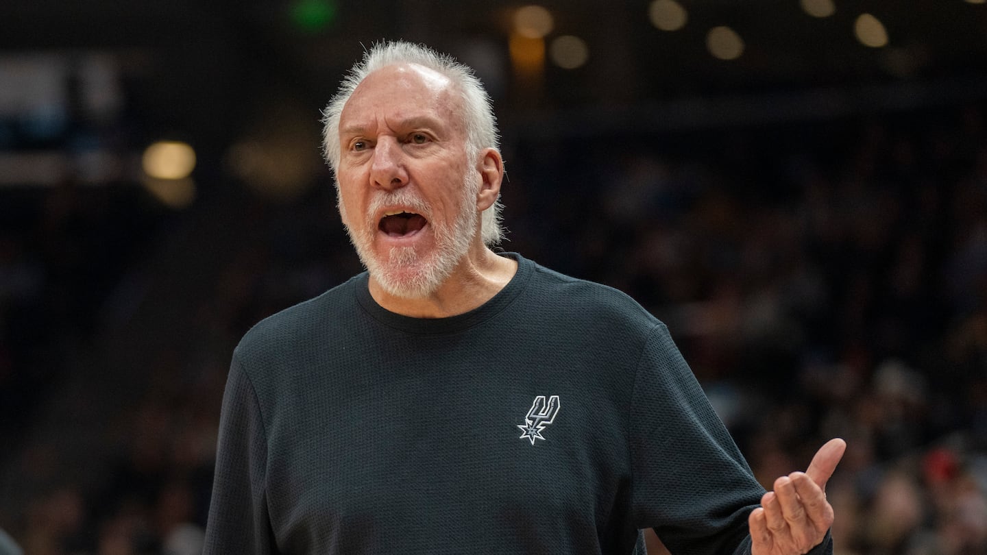 Spurs coach Gregg Popovich missed Saturday's game against the Timberwolves because of an illness.