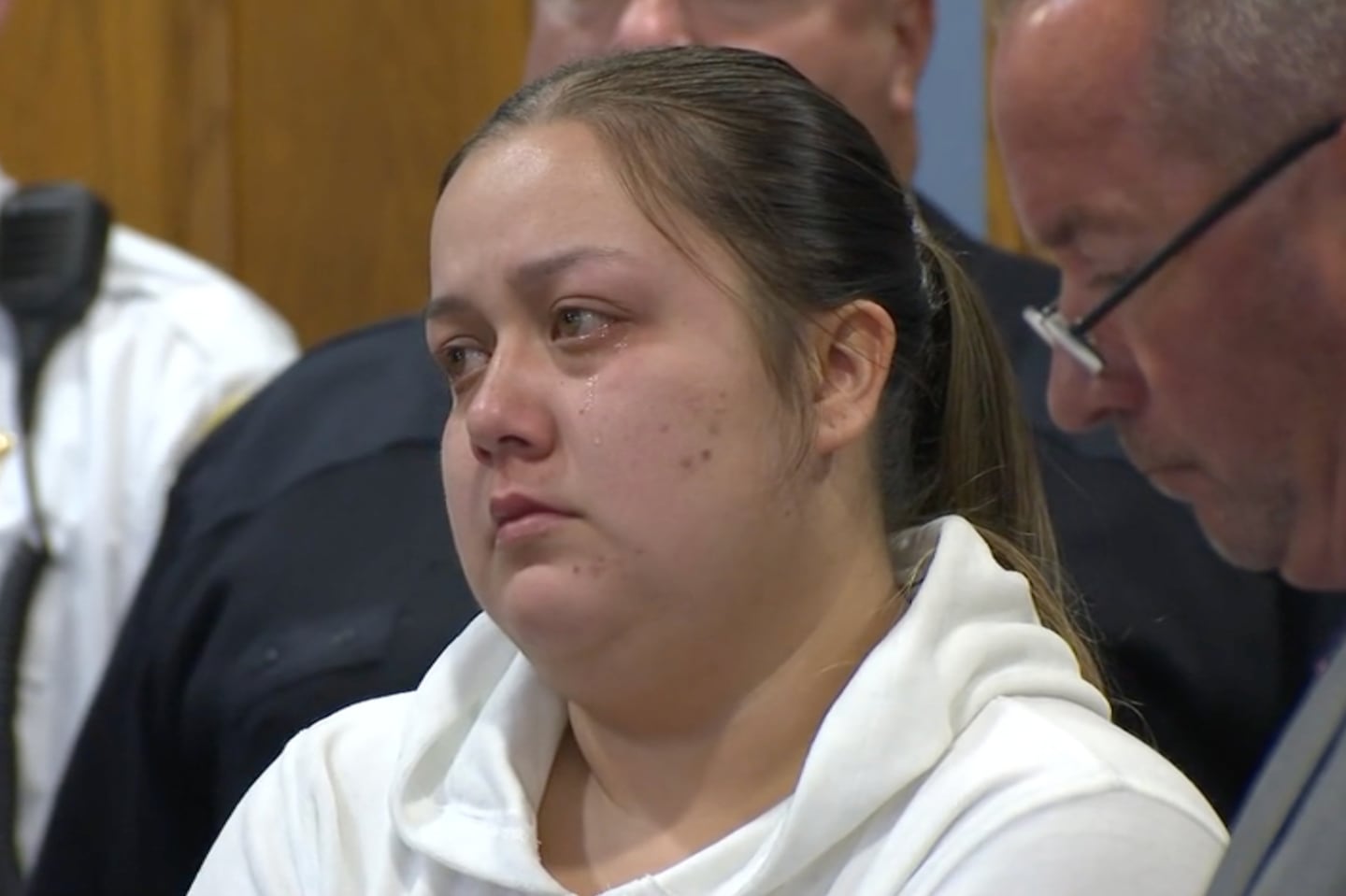 Katrina Nguyen, 26, at her arraignment in Essex County Superior Court in Lawrence on Monday.