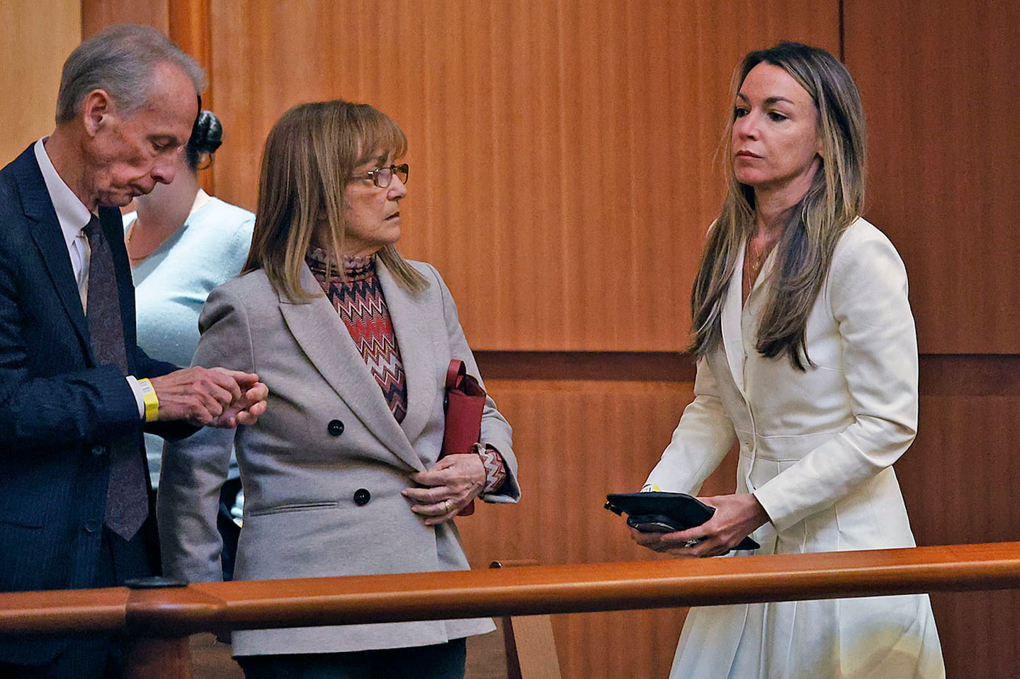 Karen Read left the courtroom with her parents William and Janet after the Supreme Judicial Court heard the appeal to have two of the charges against her dismissed.