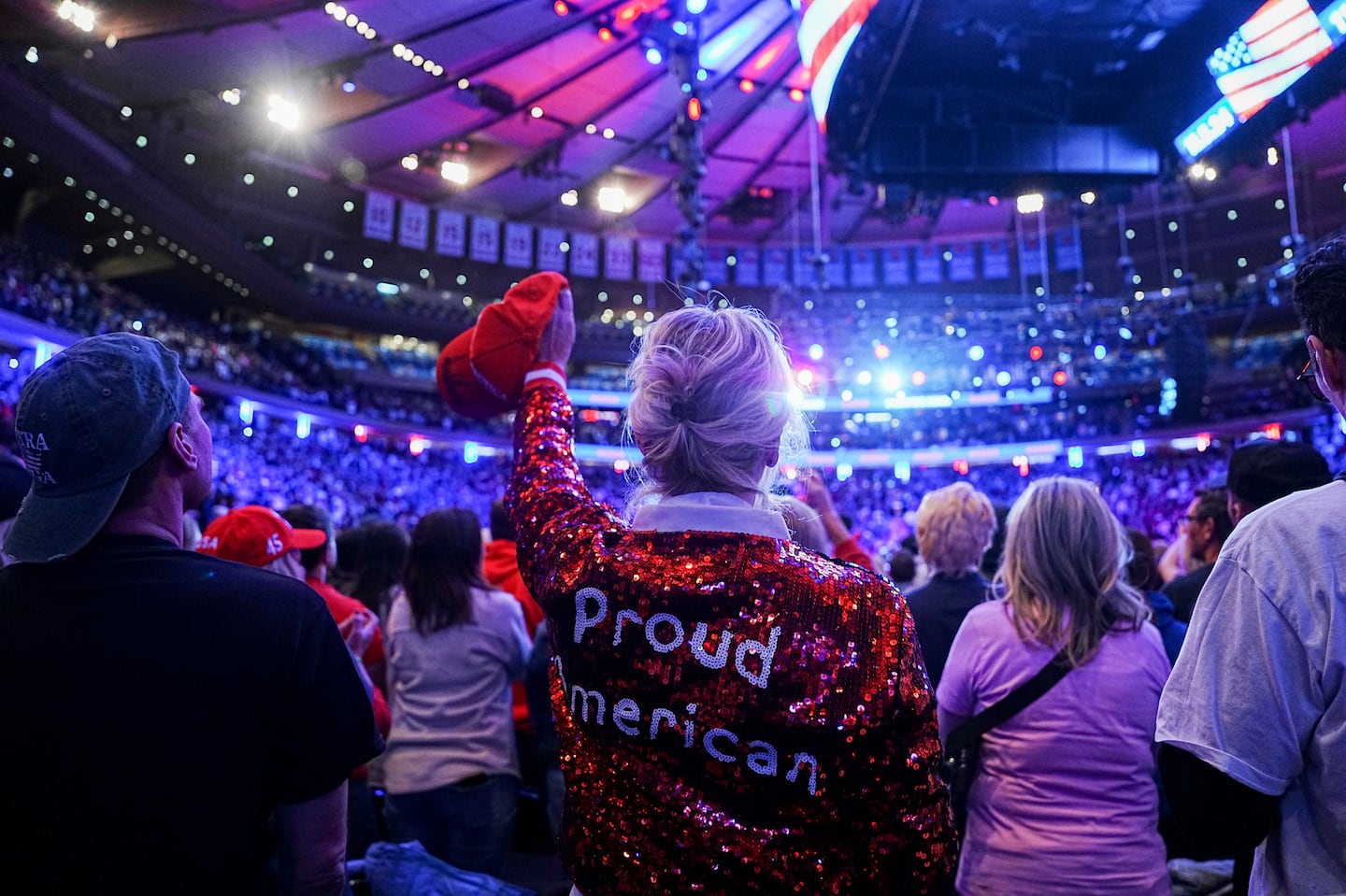 The Oct. 27 Trump rally in Madison Square Garden.