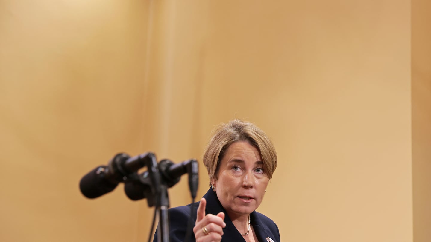 “My message today to everybody in Massachusetts is that we see you," Governor Maura Healey said Wednesday.