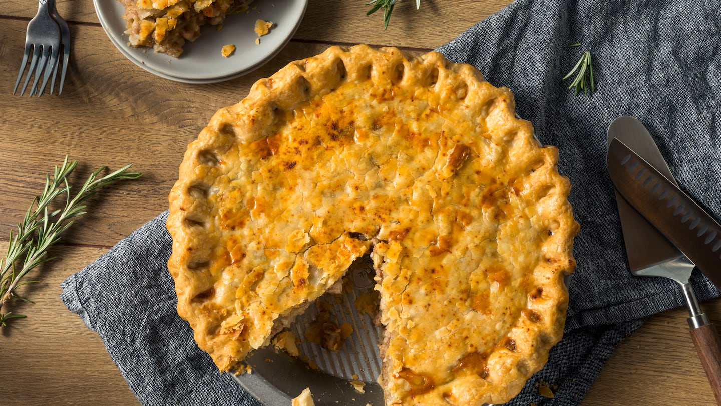 Learn to make a savory pie at an adult cooking class at Powisset Farm in Dover.