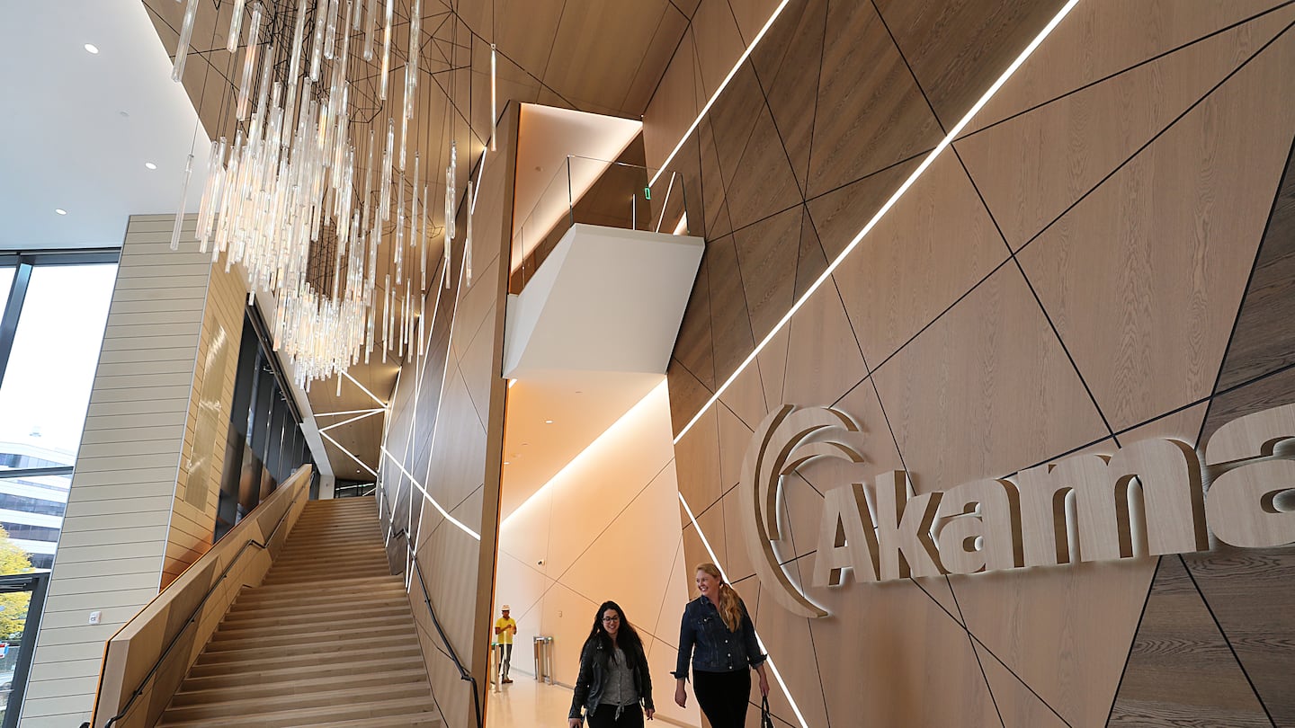 Akamai's headquarters in Kendall Square.