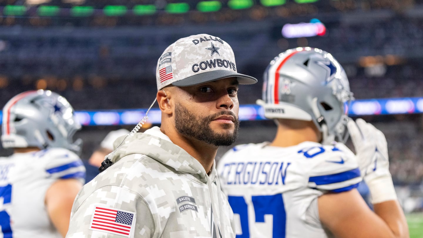 The only place Cowboys quarterback Dak Prescott will be seen for the rest of the season is on the sideline, as he will undergo season-ending surgery on his torn hamstring on Wednesday. 