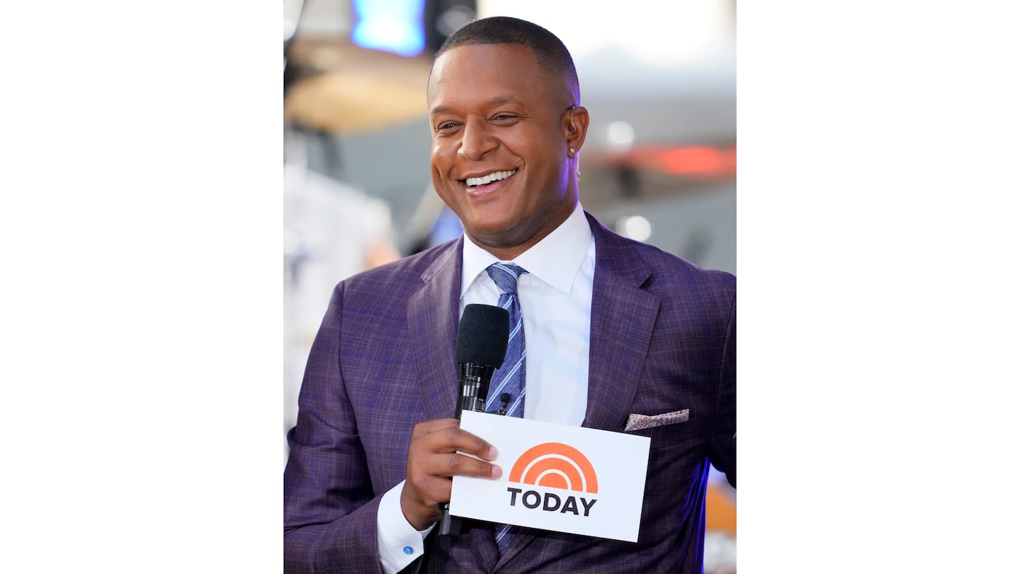 Craig Melvin appeared on NBC's "Today" show in New York in August 2023.