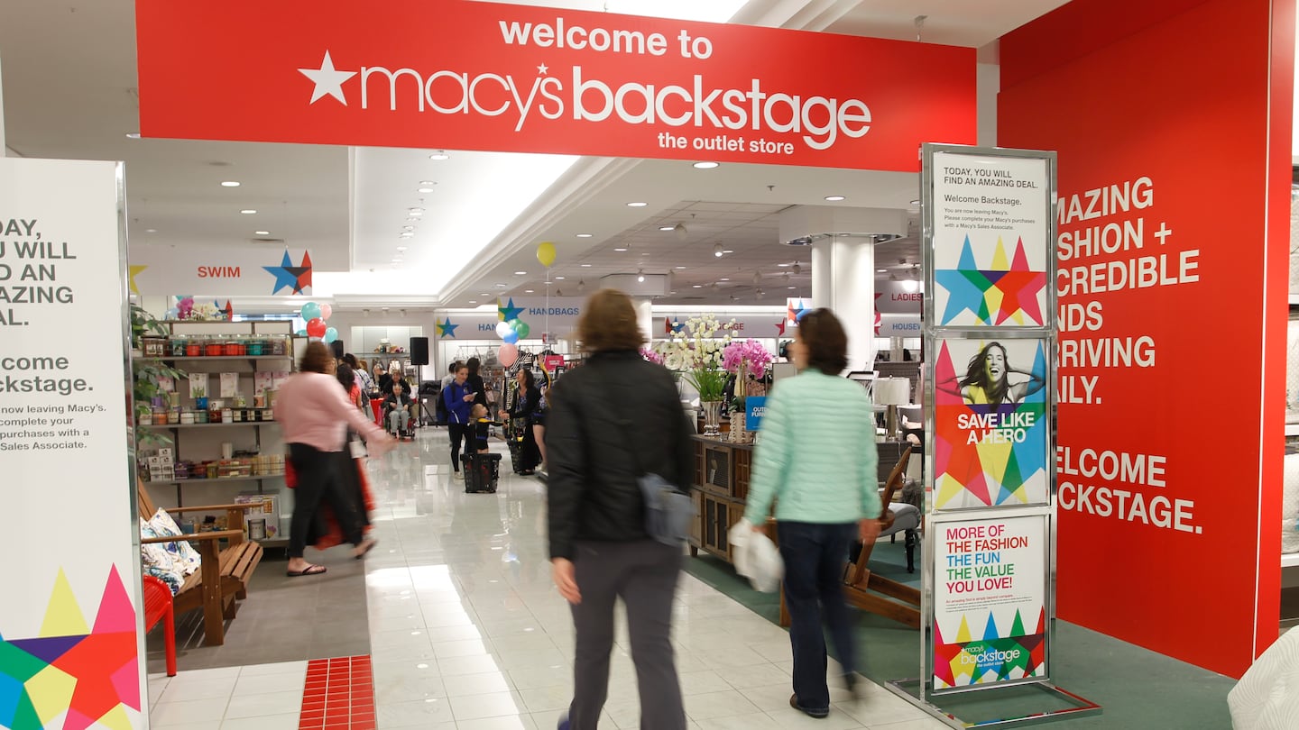 Macy's Backstage The Outlet Store at Macy's Providence Place Mall.