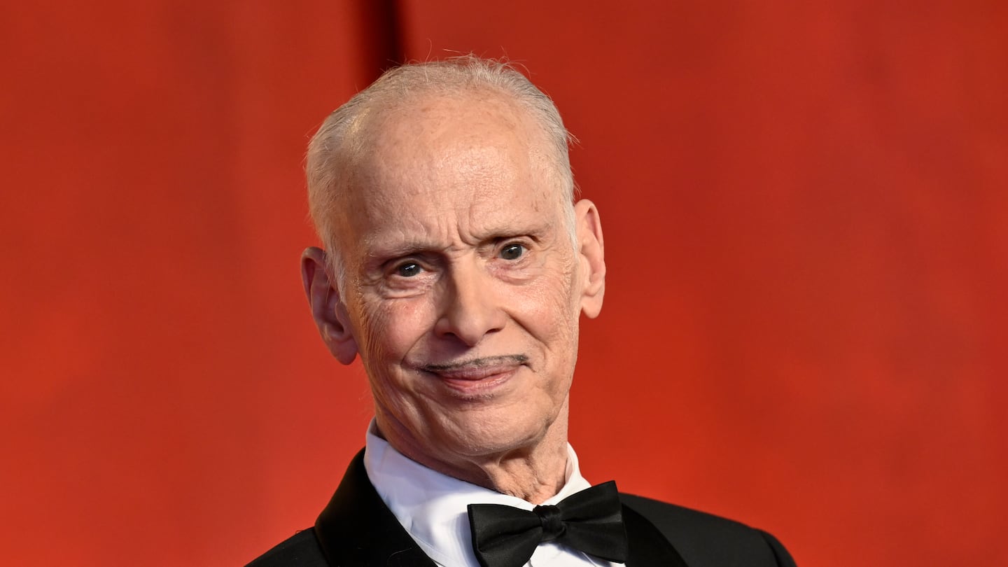 John Waters arrives at the Vanity Fair Oscar Party on Sunday, March 10, 2024, at the Wallis Annenberg Center for the Performing Arts in Beverly Hills, Calif.