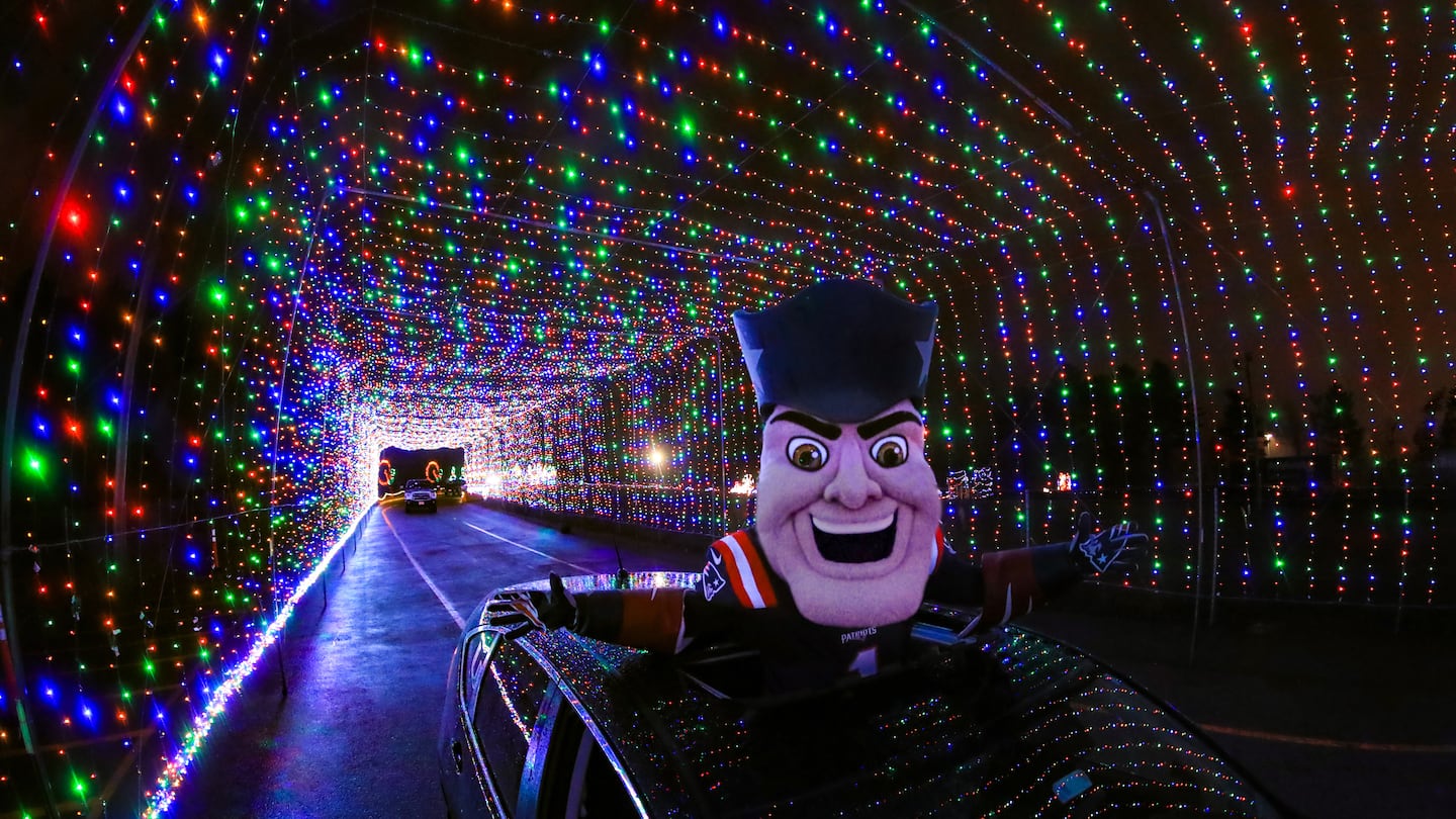 “Magic of Lights” runs from November 22 through December 25 at Gillette Stadium.