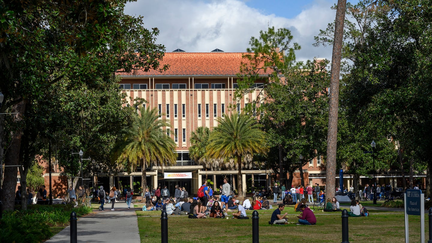 The University of Florida campus in Gainesville.