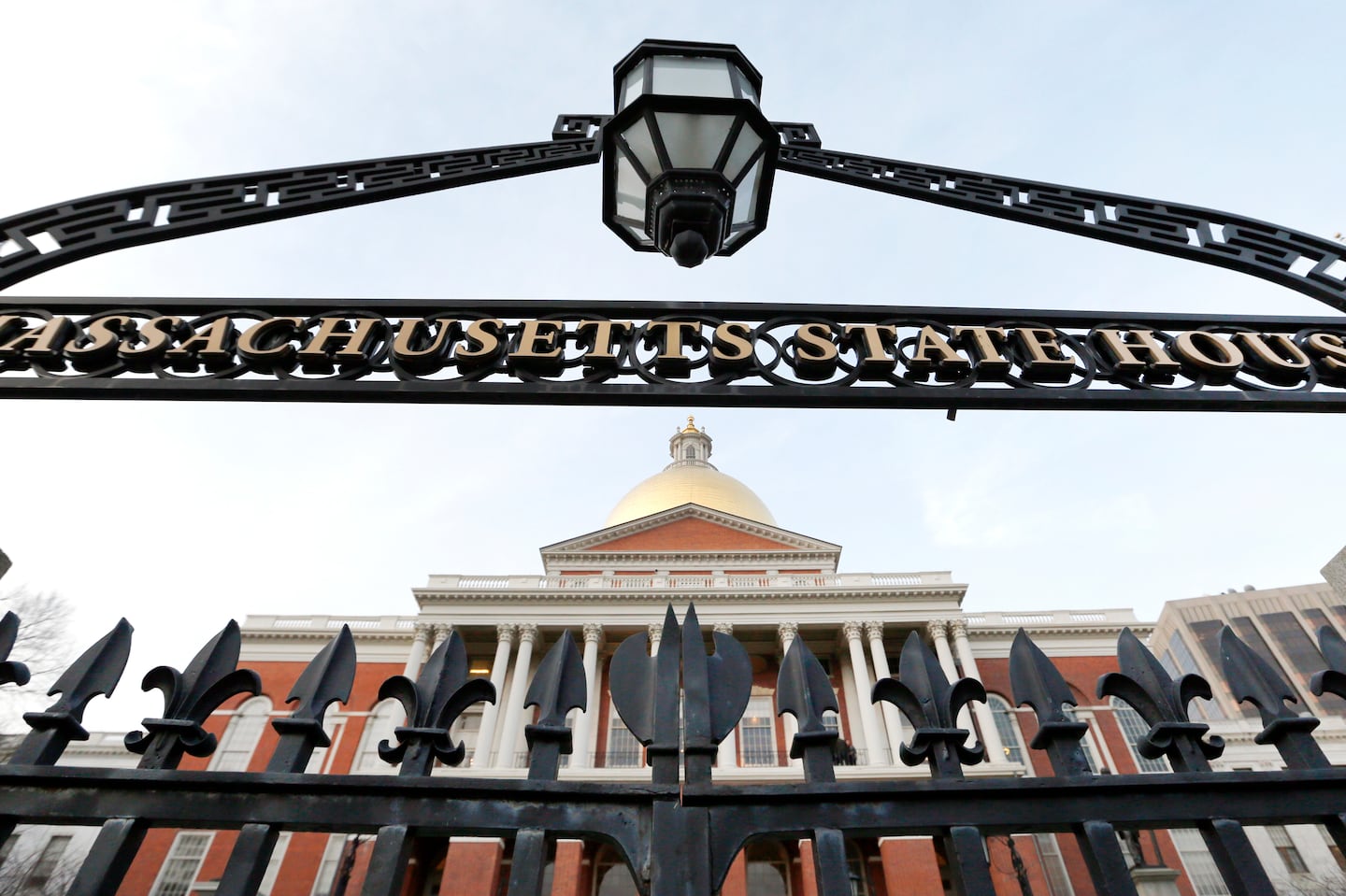 The Massachusetts State House in Boston.