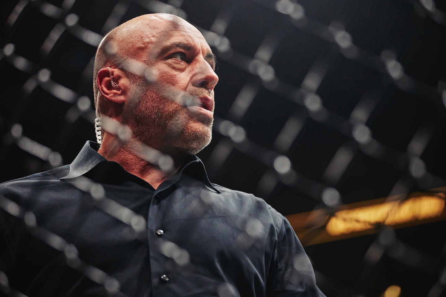 Joe Rogan, the podcasting behemoth and longtime Ultimate Fighting Championship commentator, at UFC in Miami on March 9.