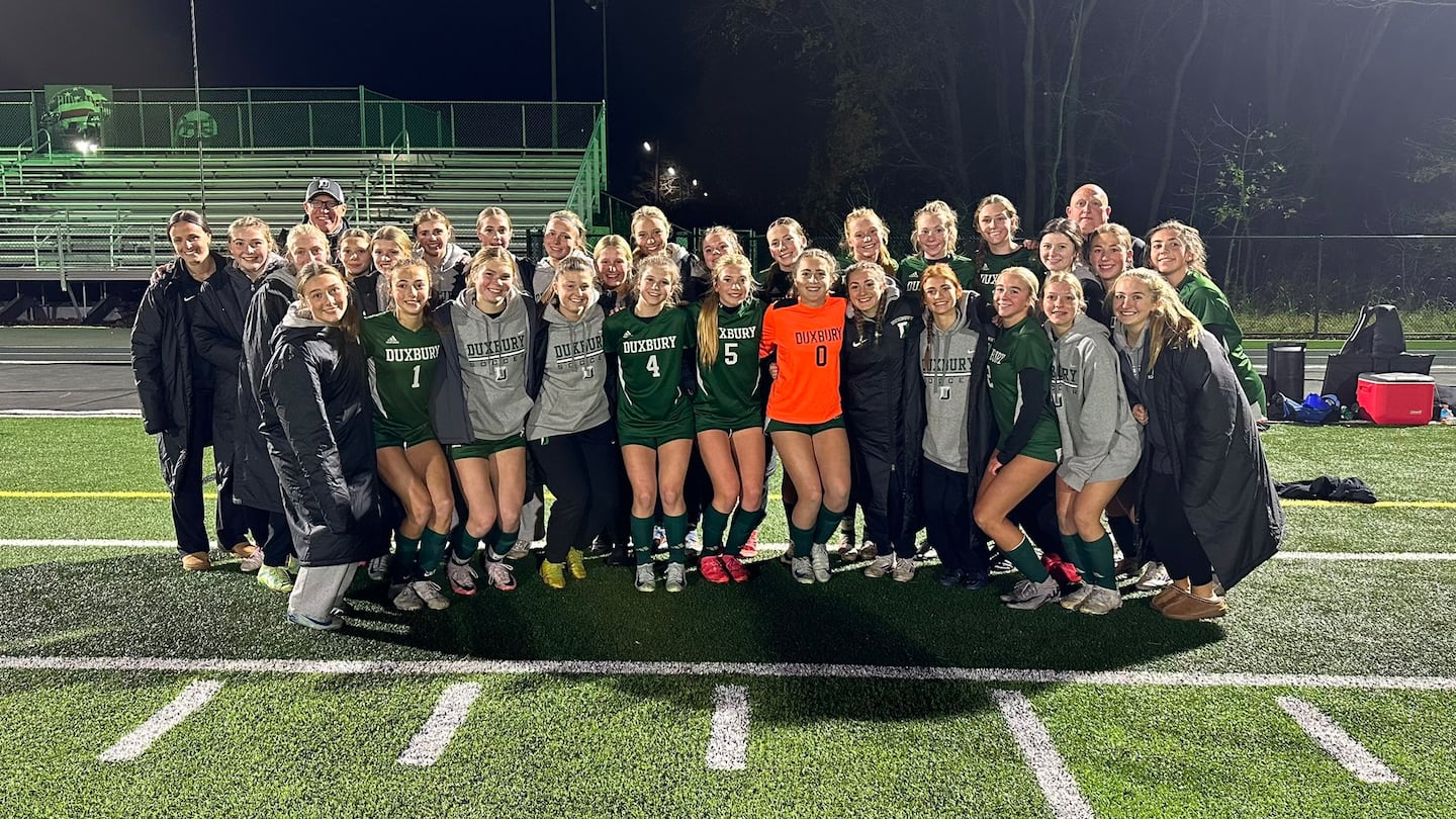 Duxbury girls' soccer is one win away from its first state title since 2008.