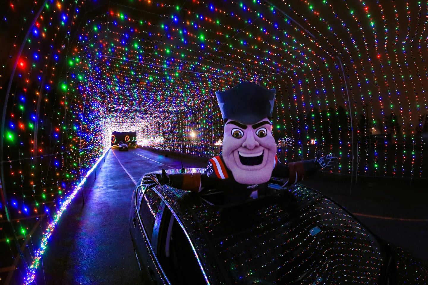 “Magic of Lights” runs from November 22 through December 25 at Gillette Stadium.