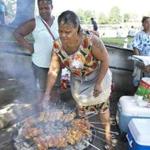Yolanda Rodrigues has been serving up her grilled fare at Ceylon Park on summer weekends for more than a decade.