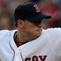 Pitcher Jake Peavy made his first start for the Red Sox on Saturday.