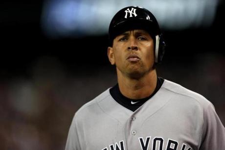 Alex Rodriguez, here in October, was the headliner among 13 players who were suspended for roles in a performance-enhancing drug scandal, but can play pending an appeal.
