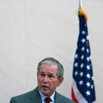 Former US President George W. Bush, here in July, underwent heart surgery after doctors discovered a blockage in an artery. 