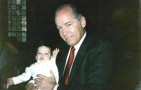 A file photo presented as evidence showed Bulger holding Martorano's son.
