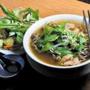 At Pho Le in Dorchester, you can try noodle soup with shredded vegetables on the side.