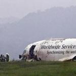 A UPS cargo plane lay on a hill at Birmingham-Shuttlesworth International Airport after crashing on approach Wednesday.