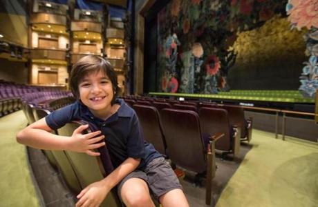 Akash Chopra, 10, plays the lead role of Mowgli in the Huntington Theatre’s upcoming production of “The Jungle Book.” 
