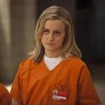Taylor Schilling in Netflix’s critically acclaimed show “Orange Is the New Black.” 