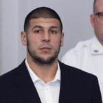 Former New England Patriots NFL football tight end Aaron Hernandez appeared during a probable cause hearing at Attleboro District Court in July. 