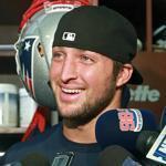 If Patriots quarterback Tim Tebow is worried about making the team, he didn’t show it when talking to reporters on Monday. 
