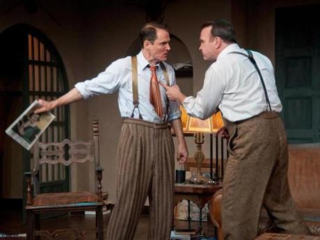 Joey Collins (left) and Ted Koch in the Barrington Stage Company production of  “Scott and Hem in the Garden of Allah.” 
