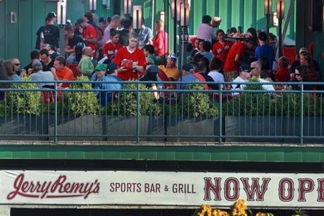 Jerry Remy’s Sports Bar and Grill, on Boylston Street near Fenway Park, is a popular destination for Red Sox fans.  Remy’s son, Jared Remy, is accused of killing his girlfriend, Jennifer Martel.
