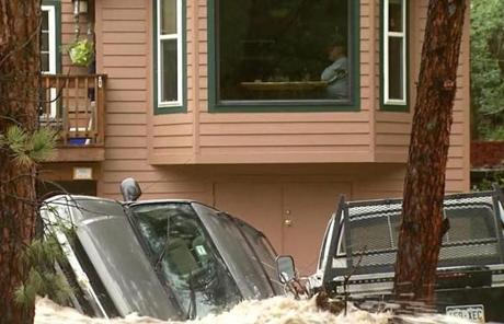 The Colorado National Guards responded to floods in Boulder County, Colo.
