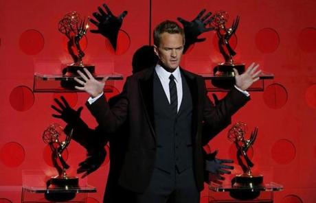 Host Neil Patrick Harris performed a musical number during the 2013 Primetime Emmy Awards.
