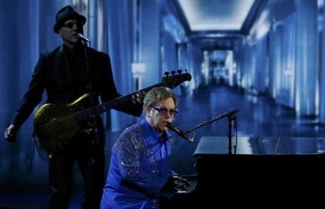 Elton John performed 