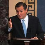 Senator Ted Cruz said he will speak until he’s no longer able to stand in opposition to President Obama’s health care law.