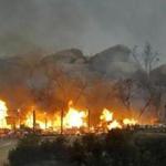 The Yarnell Hill Fire burned in Glenn Ilah near Yarnell, Ariz. in June. 