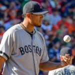 Like the baseball, Felix Doubront’s postseason status is up in the air after a rough outing.