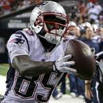 The Patriots aired it out in second half and Kenbrell Thompkins made Desmond Trufant (21) pay with a fourth-quarter TD catch.
