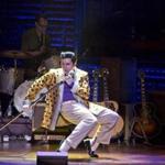 Tyler Hunter stars as Elvis Presley in the national touring production of “Million Dollar Quartet.”