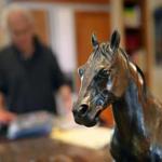 Robert Gaynor has always loved horses, and his sculpture Flashy Bull is a reflection of that.
