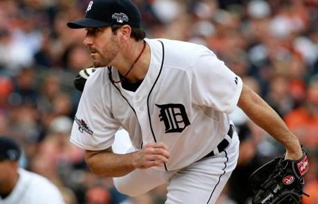 The Red Sox are facing Justin Verlander of the Tigers.

