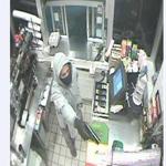 Surveillance photo from a Dunkin’ Donuts robbery in Canton.