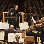 Andris Nelsons led the Boston Symphony Orchestra for the first time Thursday night since his appointment as the BSO’s next music director.