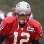 Tom Brady at practice Thursday, when his participation was mistakenly listed as full instead of limited.