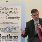 Mayor-elect Martin J. Walsh participated in a high-tech forum with opponent John Connolly in October. 